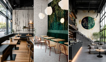 RÊVE Wallpapers for Cafés – a Space That Creates Atmosphere