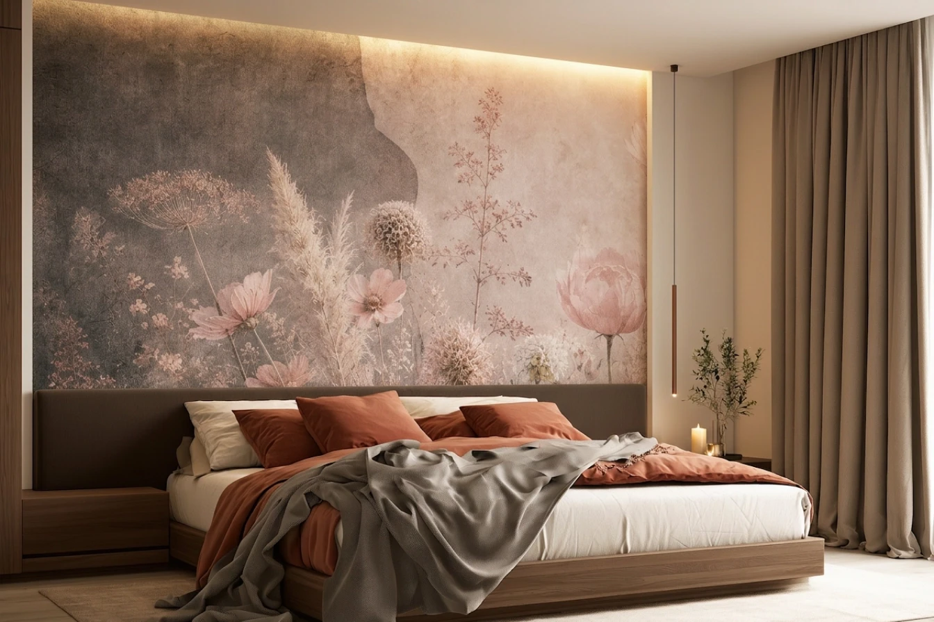 Wallpaper for the bedroom. How to create a bedroom that calms from the first glance?