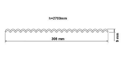 Panel ścienny 3D RP9308 1276