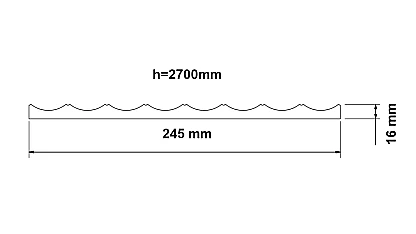 Panel ścienny 3D RP11245 1272
