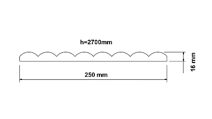 Panel ścienny 3D RP16250 1268